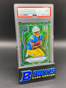 2025 Omarion Hampton Status Explosion 155/999 PSA 9 Rc