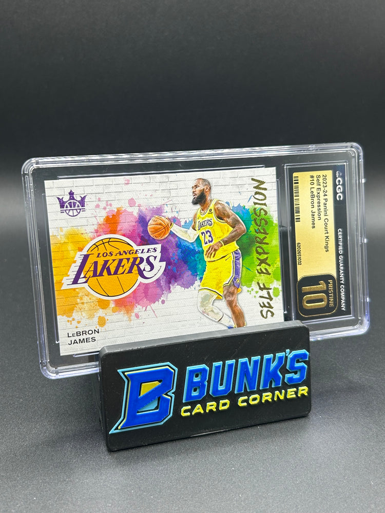 2023-24 LeBron James Panini Court Kings Self Expression CGC Pristine 10