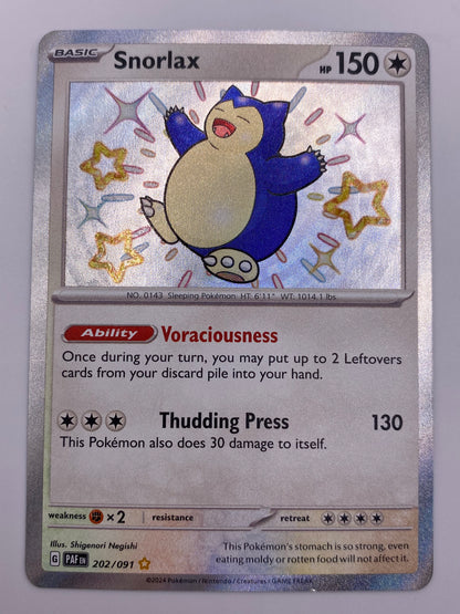 Snorlax Baby Shiny Padean Fates NM