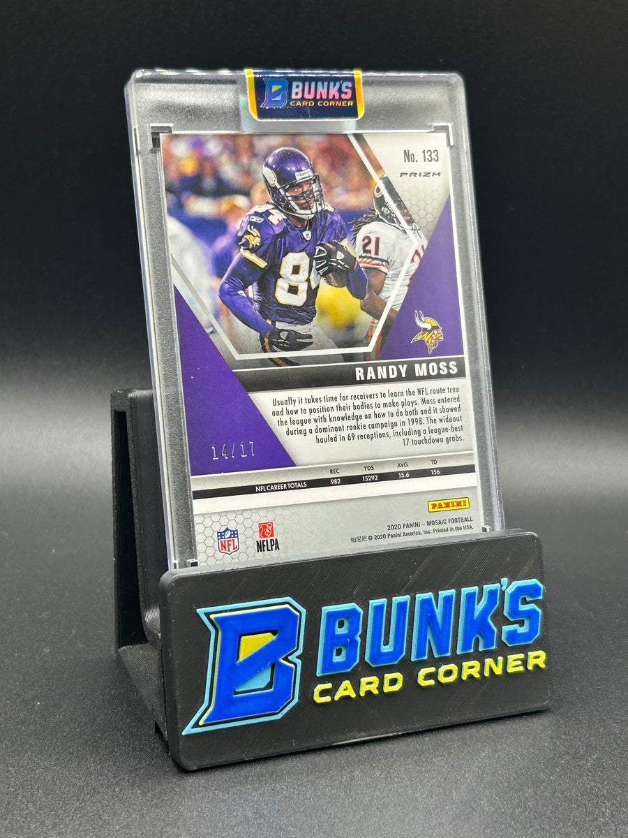2020 Randy Moss Panini Mosaic Gold Wave 14/17