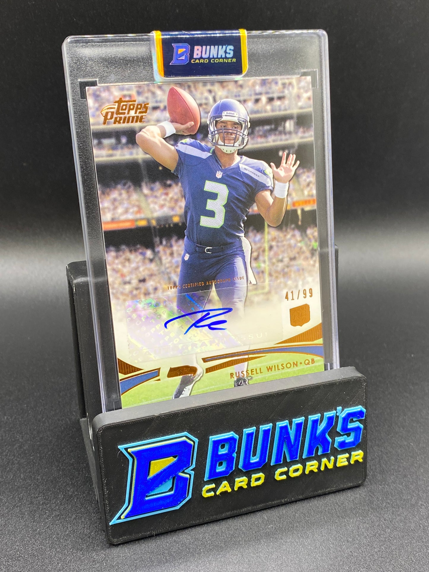 2012 Topps Prime Russell Willson 41/99 Auto  Rc