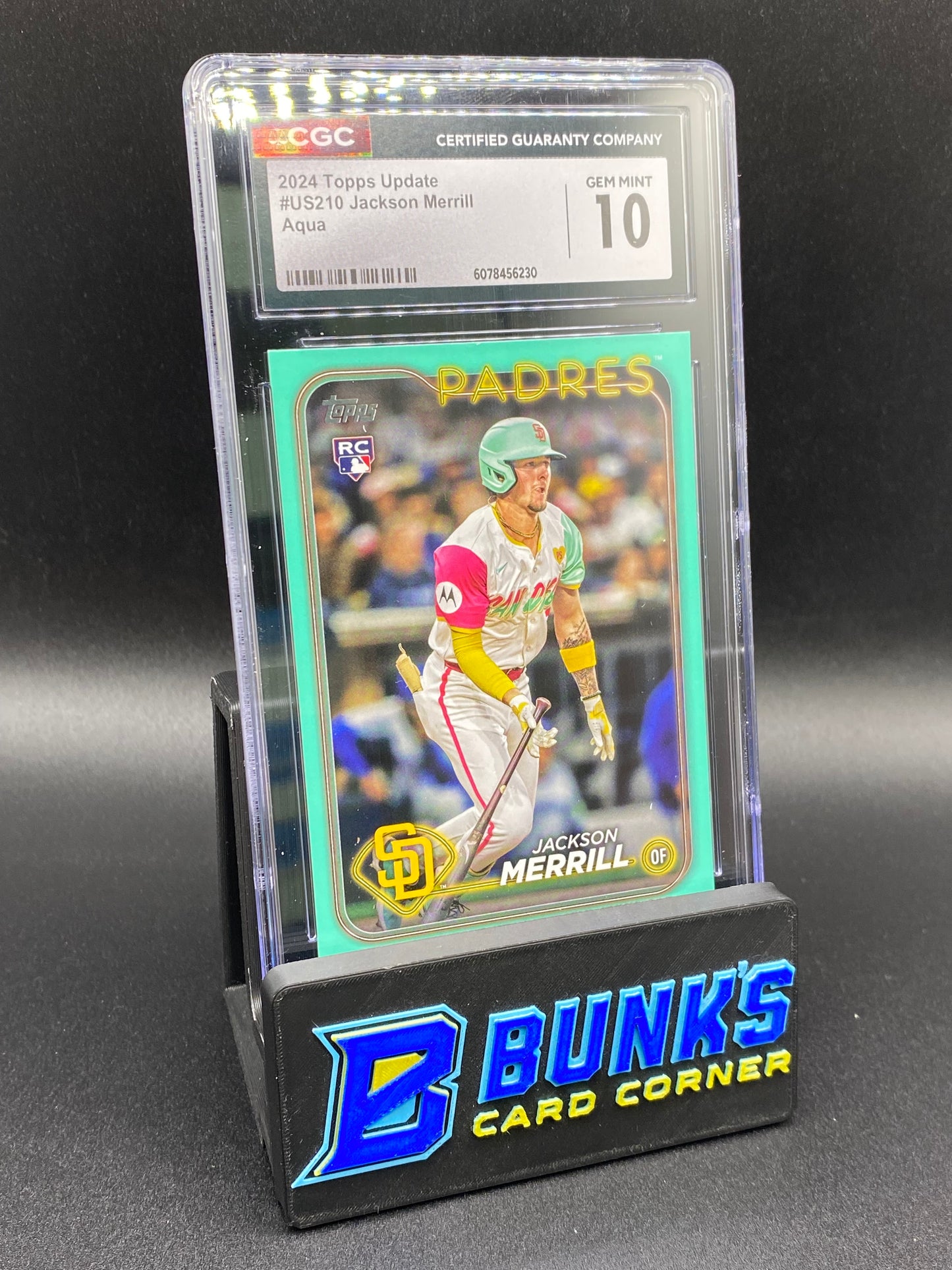 2024 Jackson Merril Aqua Rc SP CGC 10