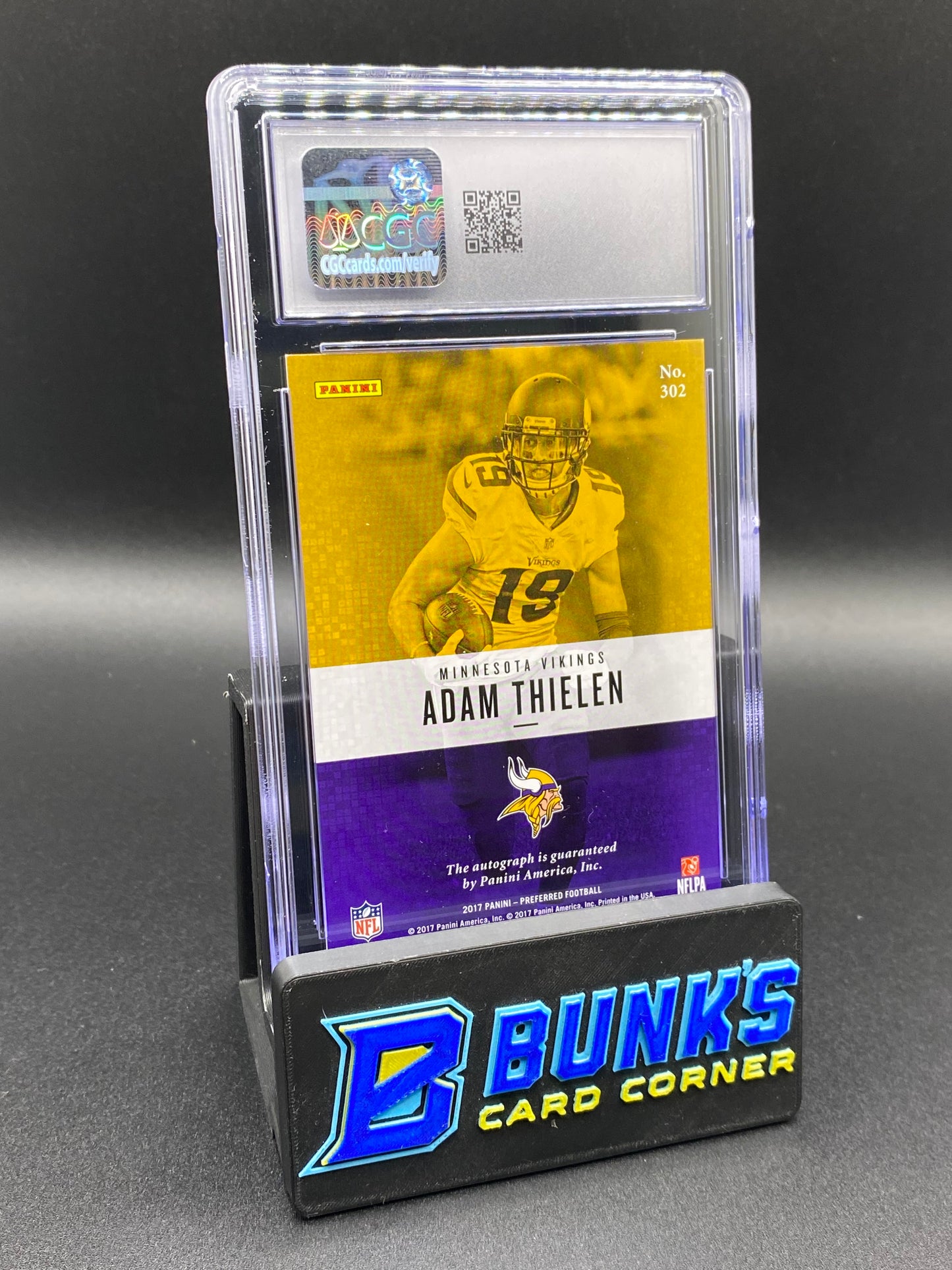2017 Adam Thielen Auto CGC Auto 10