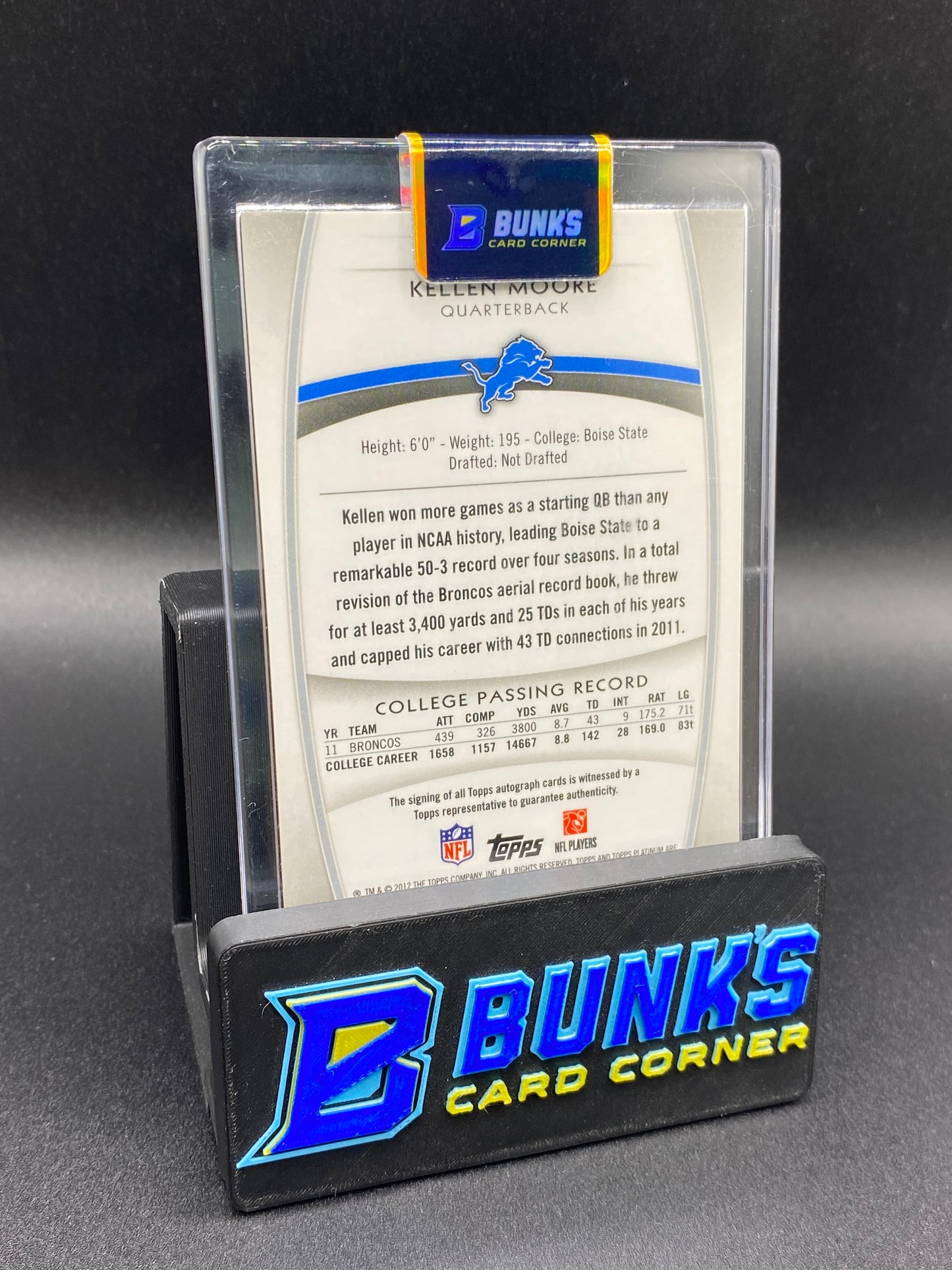 2012 Kellen Moore Rc Auto