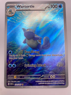Wartortle Illustration Rare 151 NM