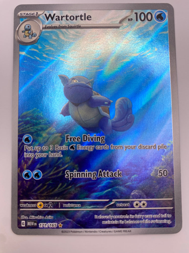 Wartortle Illustration Rare 151 NM