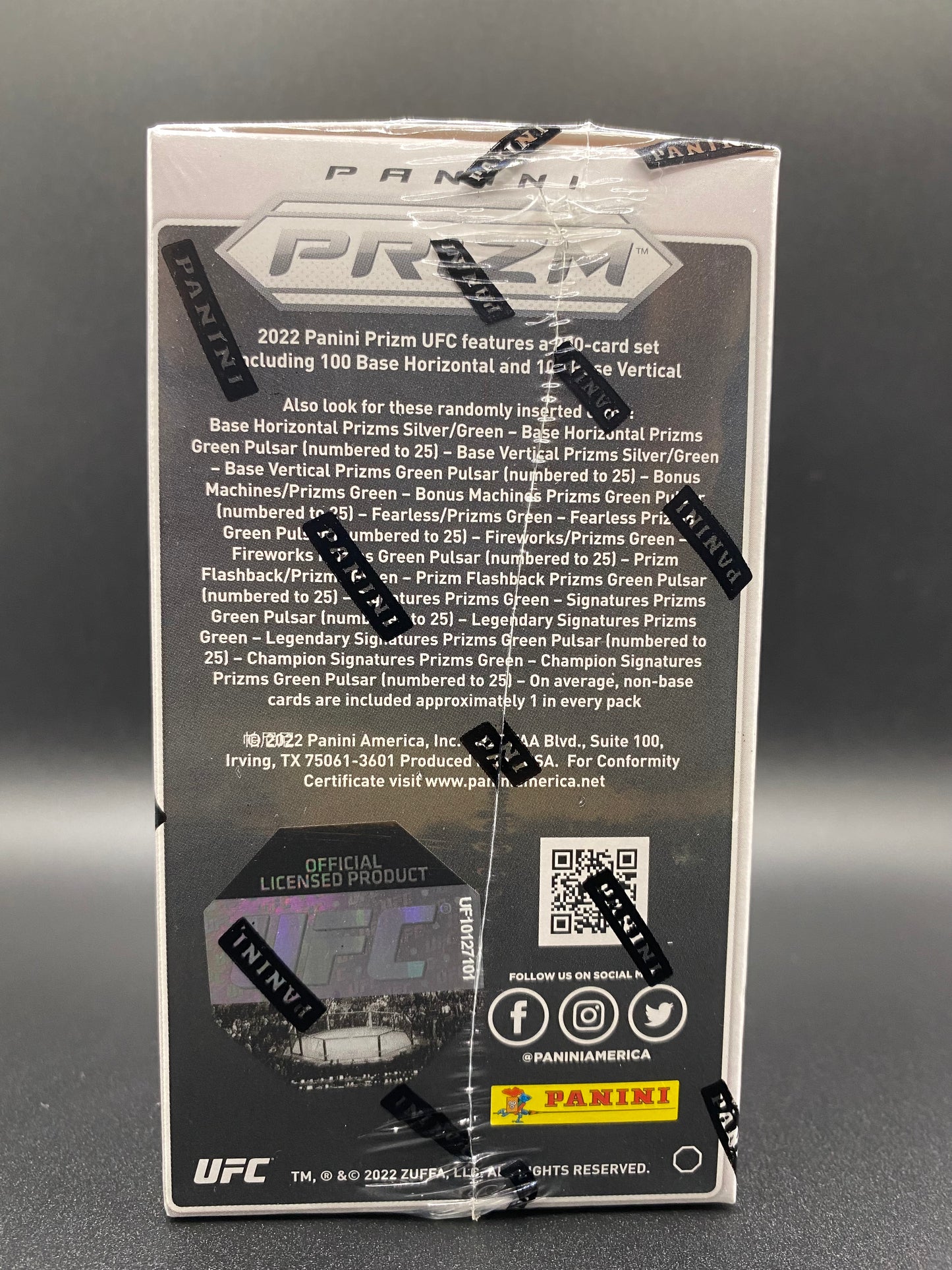 2022 UFC Panini Prizm 6 Packs Blaster Box