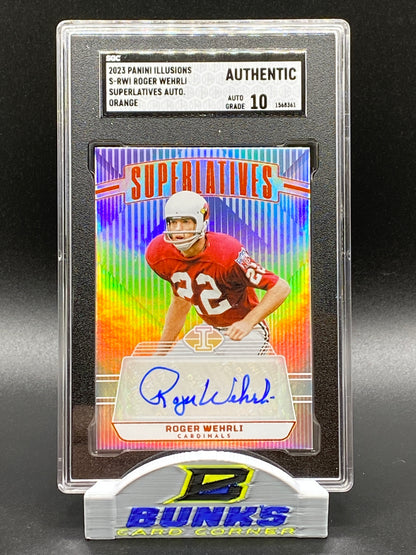 2023 Roger Wehrli AUTOGRAPHED Superlatives (Box B8)