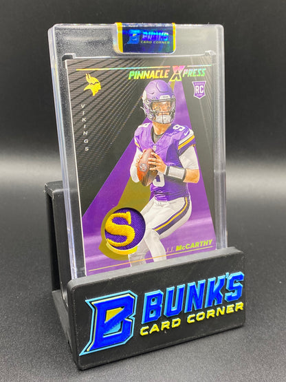 2024 JJ McCarthy Pinnacle Xpress Rc Patch 3/10