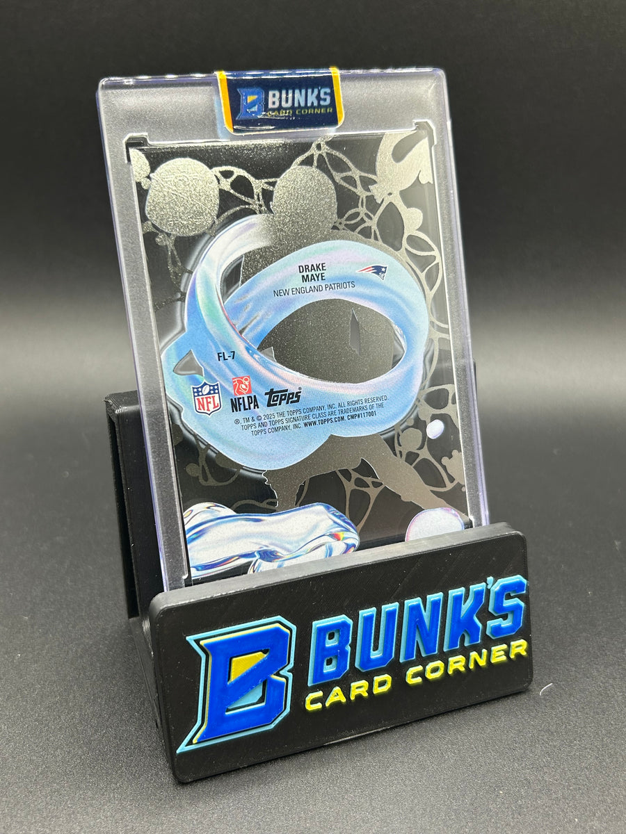2025 Drake Maye Topps Signature Fluidity SSP