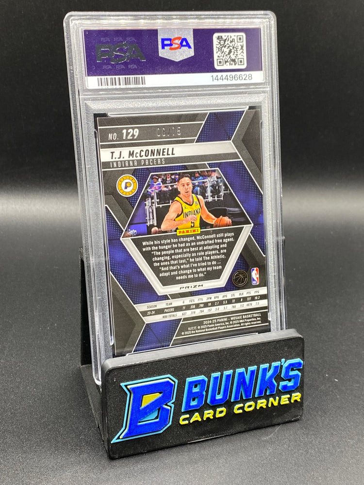2024 TJ Mcconnell Red Fluorescent PSA 10 8/75