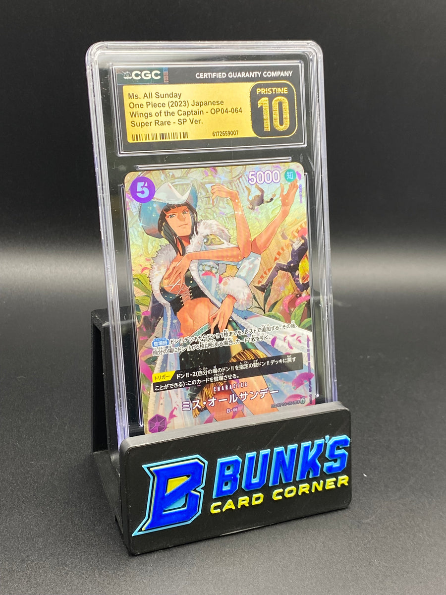 Ms. All Sunday Super Rare SP OP04-064 CGC PRISTINE 10 Japanese