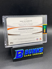 Trent Richardson Topps Prime Patches 190/250 Auto