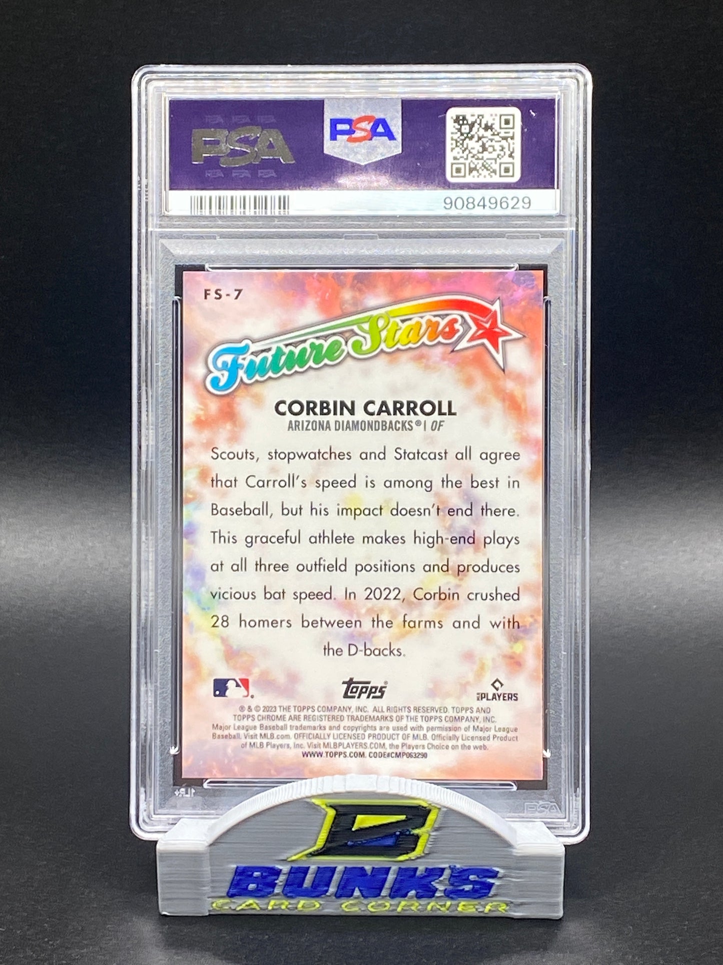 2023 Corbin Carroll Rookie Card (Box B2)