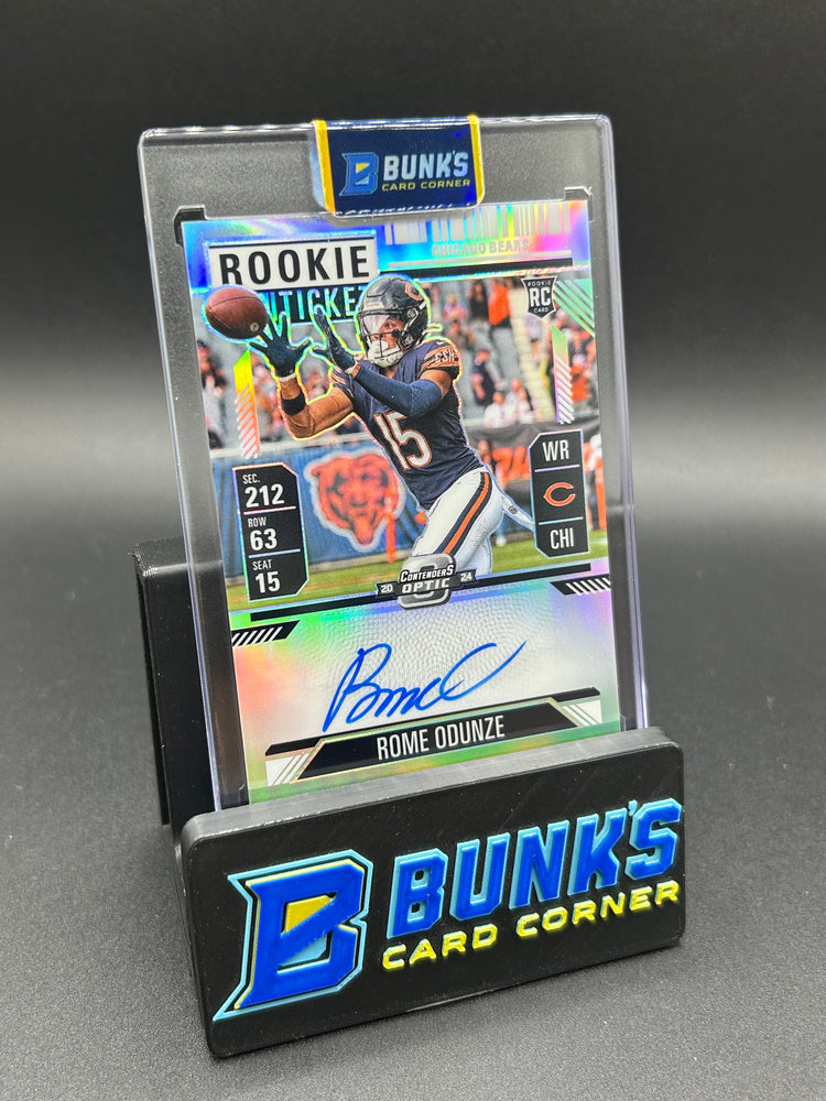 2024 Rome Odunze Panini Contenders Optic Rookie Ticket Holo Rc Auto