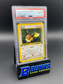 Eevee 1st Edition Rocket PSA 8