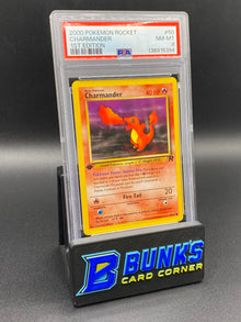 Charmander 1st Edition Rocket PSA 8