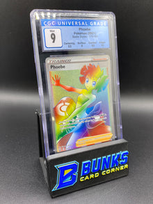 Phoebe Secret Rare Battle Styles CGC 9