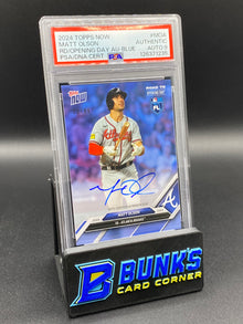2024 Matt Olson Road to Opening Day 33/49 Auto PSA Auto 9