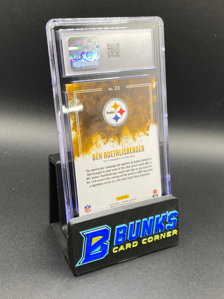2025 Ben Roethlisberger Phoenix Color Blast CGC 10