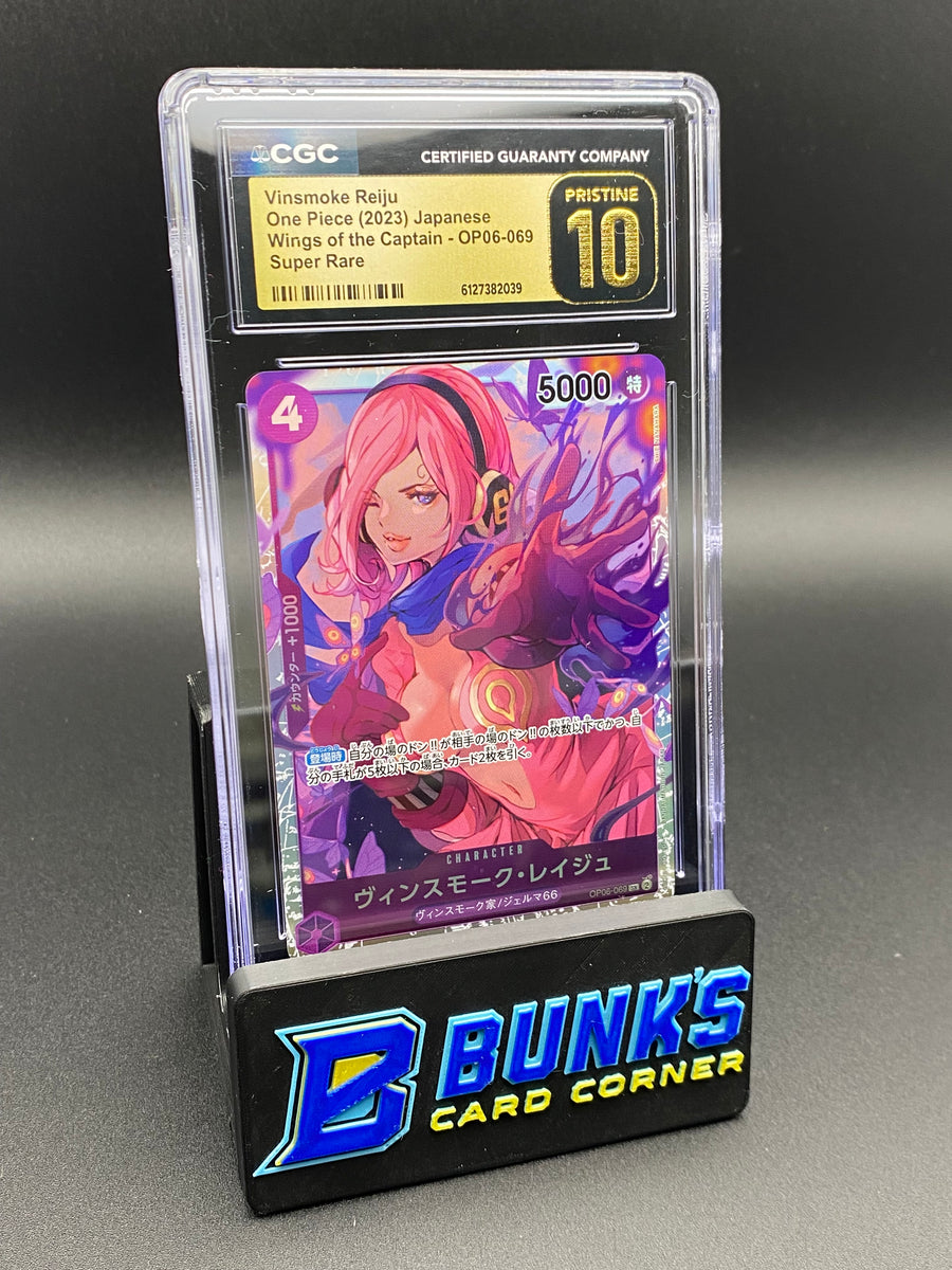 Vinsmoke Reiju Super Rare OP06 CGC PRISTINE 10 Japanese