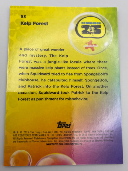 Topps Chrome 5/5 Kelp Forest