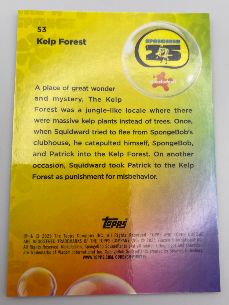 Topps Chrome 5/5 Kelp Forest