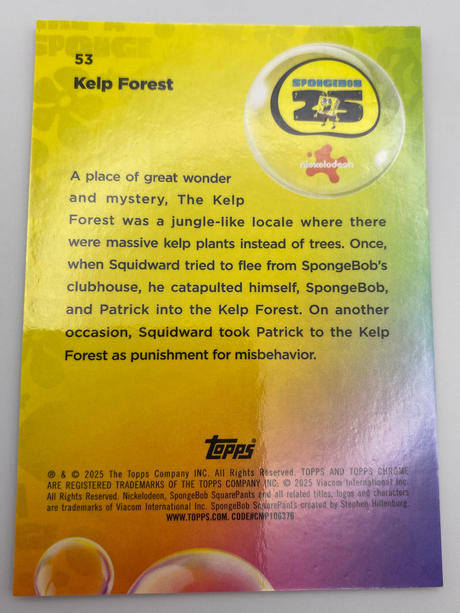 Topps Chrome 5/5 Kelp Forest