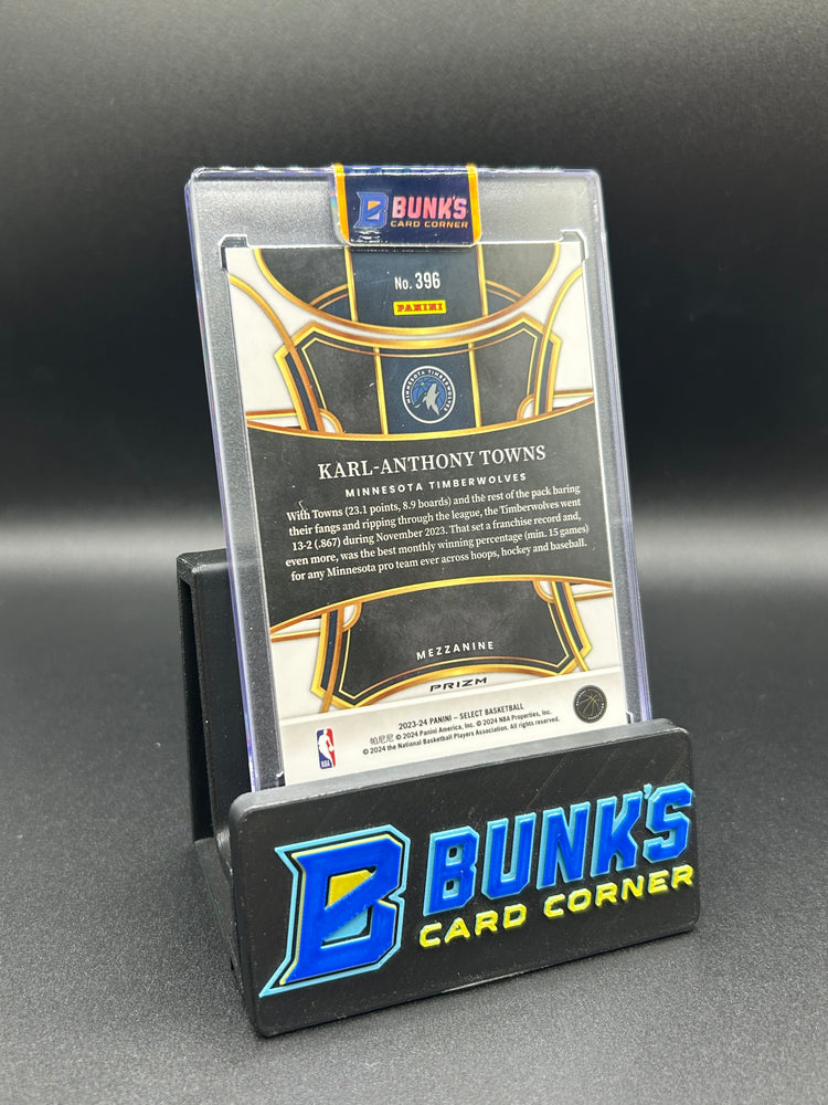 2023-24 Karl-Anthony Towns Panini Select Zebra Mezzanine Case Hit SSP