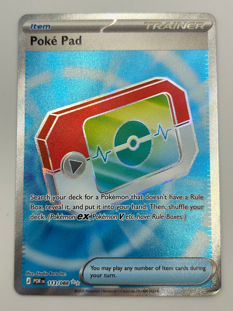 Poke Pad Full Art Perfect Order NM