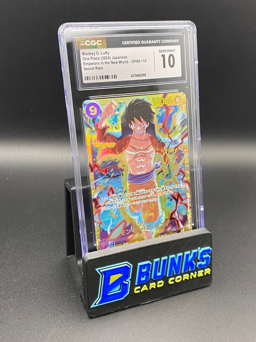 Monkey D. Luffy Secret Rare OP09-119 CGC 10