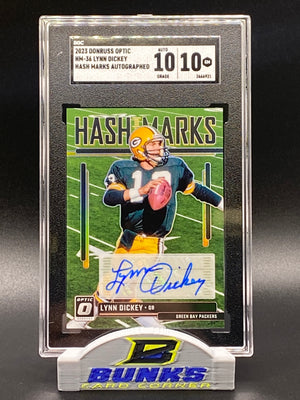 2023 Lynn Dickey AUTOGRAPHED SGC 10|10