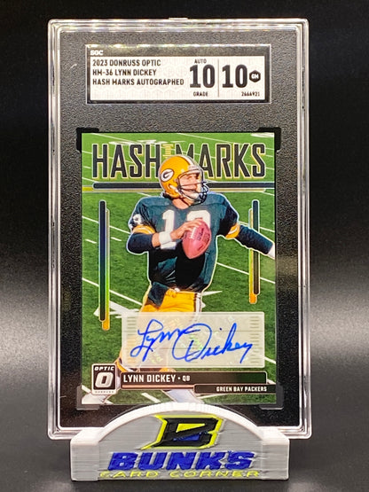 2023 Lynn Dickey AUTOGRAPHED SGC 10|10 (Box B10)
