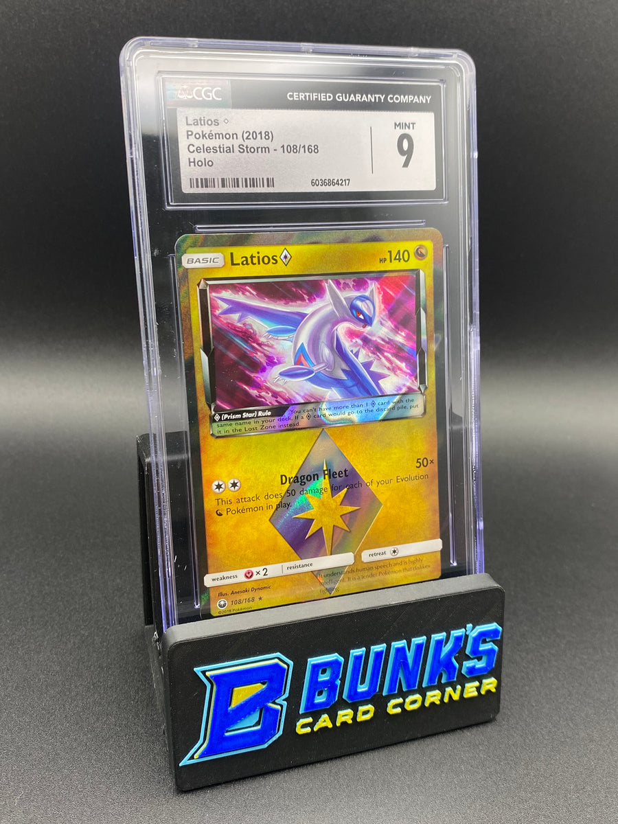 Latios Prism Star Holo Celestial Storm CGC 9