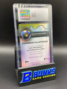 2023 Jacob Misiorowski Top Prospects Auto CGC 9.5/10
