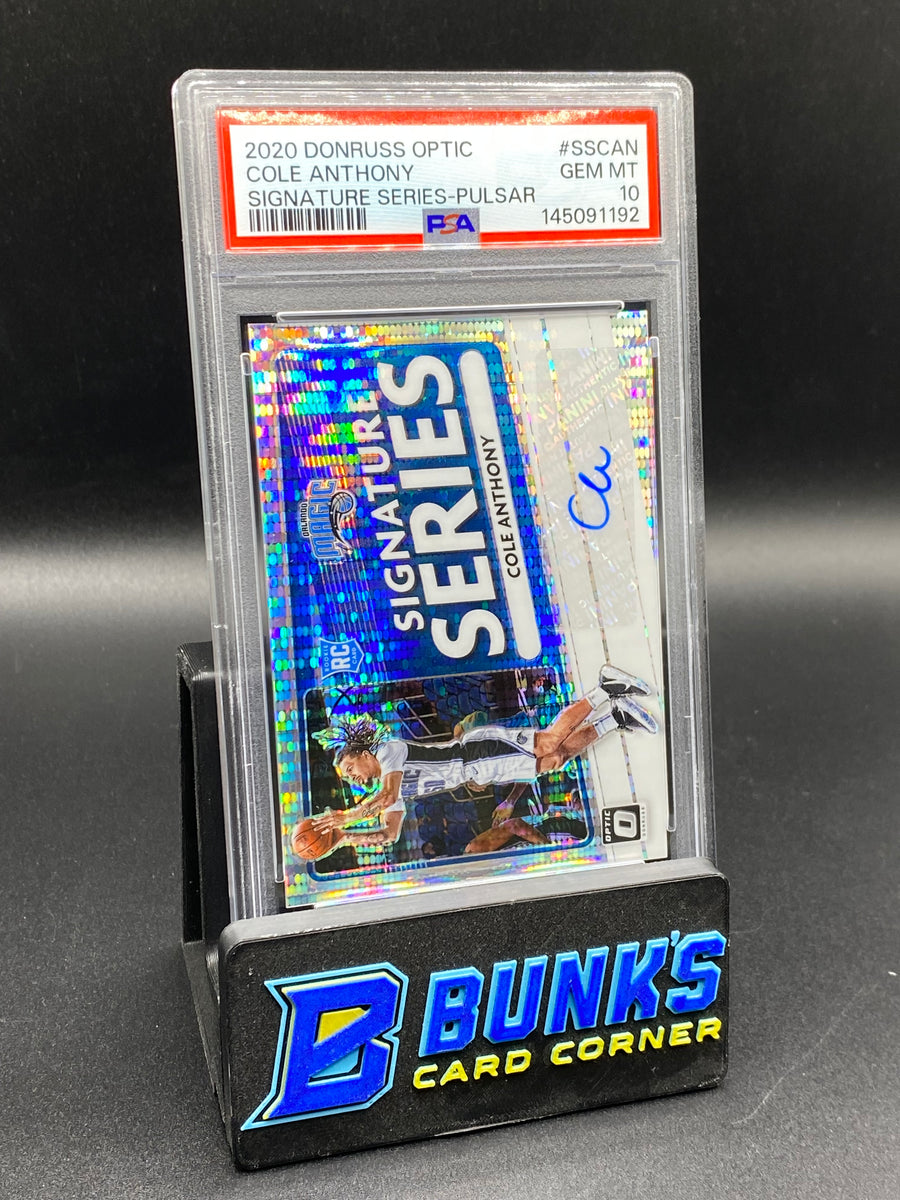 2020 Cole Anthony Sig Series-Pulsar Auto Rc 10/17 PSA 10