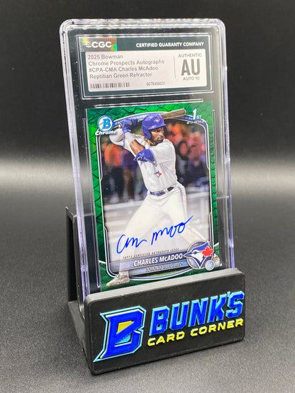 2025 Charles McAdoo Reptillian Gren Ref. 53/99 CGC Authentic Auto 10