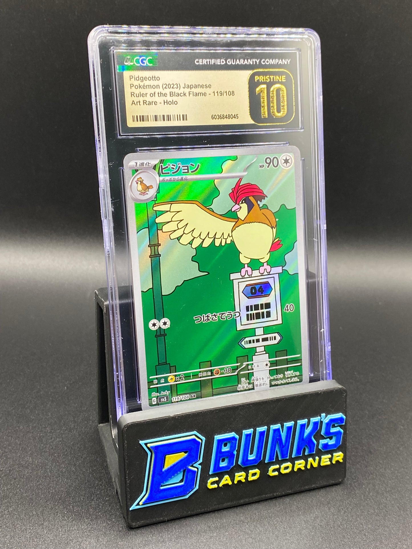 Pidgeotto Art Rare CGC PRISTINE 10 JAPANESE