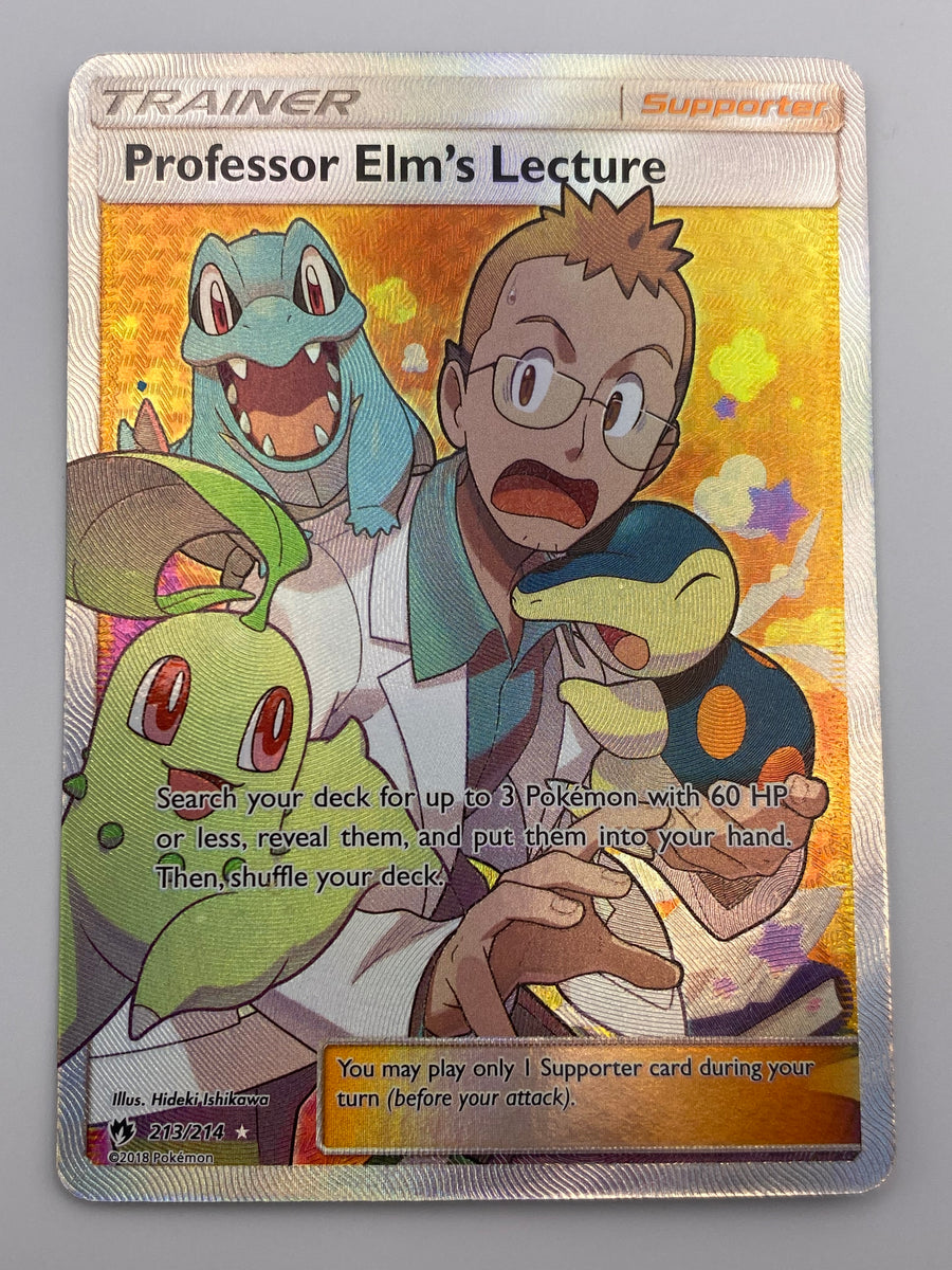 Professor Elm's Lecture Trainer Full Art Lost Thunder MP