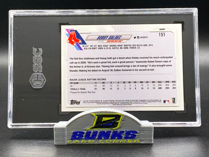 2021 Bobby Dalbec Rookie Card XFractor SGC 10 (Box 14)