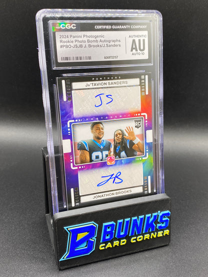 2024 J Brooks & J Sanders Rc Auto's CGC Authentic 10