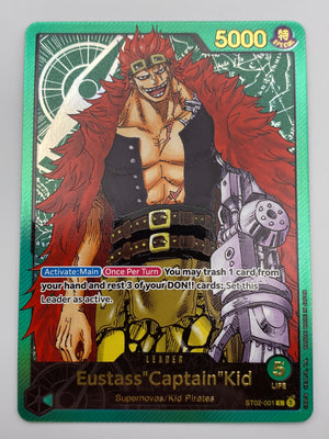 Eustass" Captain Kid ST02-001 Leader NM