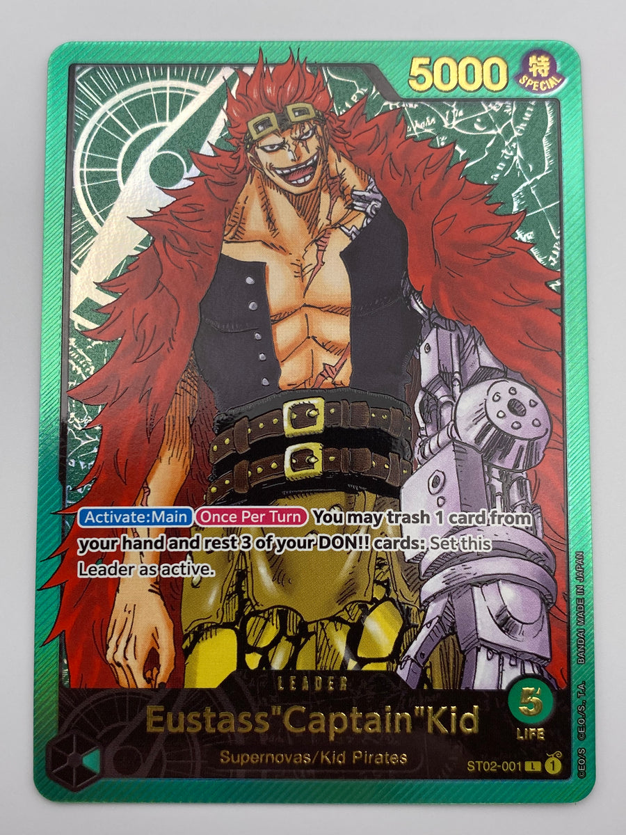 Eustass" Captain Kid ST02-001 Leader NM