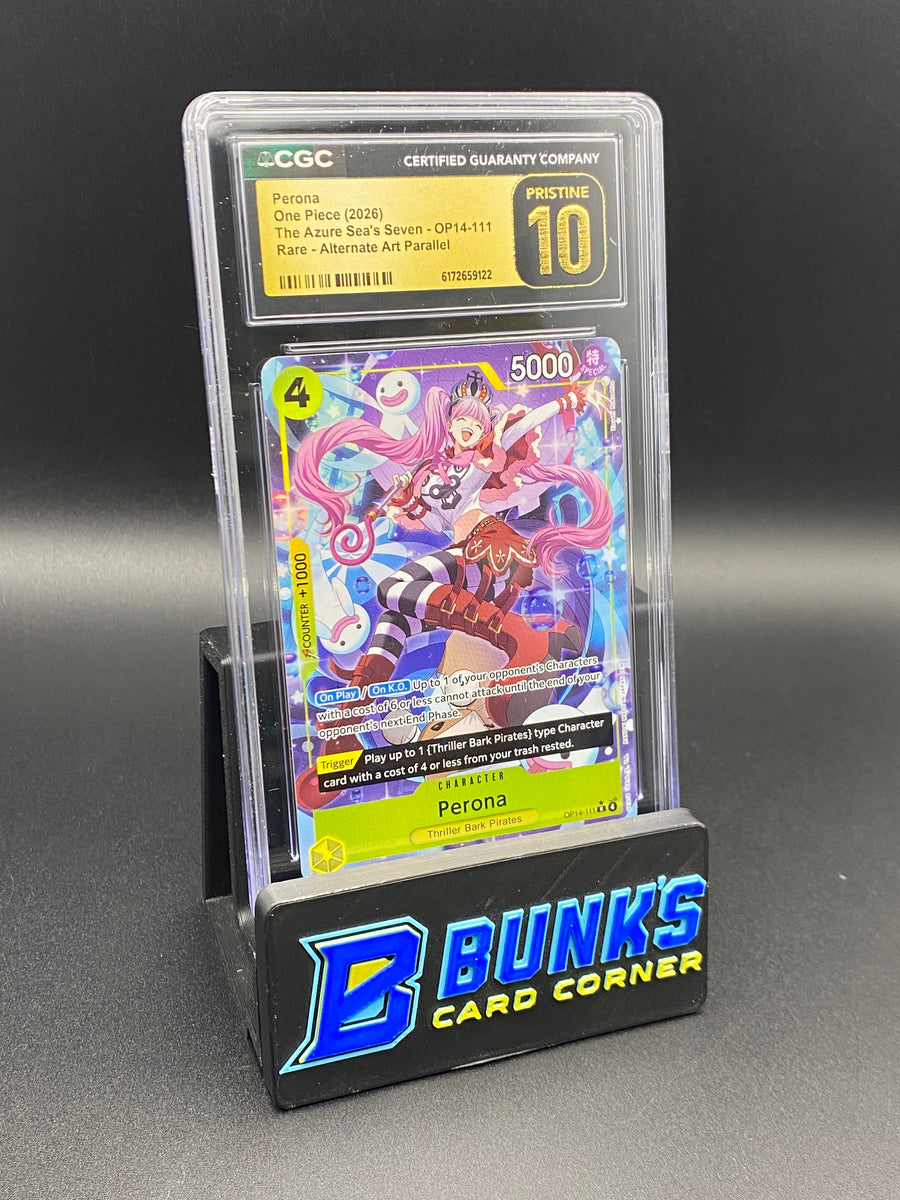 Perona Rare Alt Art Parallel OP14-111 CGC PRISTINE 10