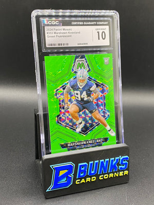 2024 Marshawn Kneeland Green Fluorescent CGC 10 Rc 3/10
