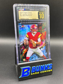 2024 Jayden Daniels Sky Blue Ref. CGC PRISTINE 10 32/325