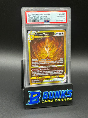 Arceus VSTAR Crown Zenith Secret PSA 10