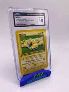 CGC 10 Mareep Neo Genesis 1st Edition 2000