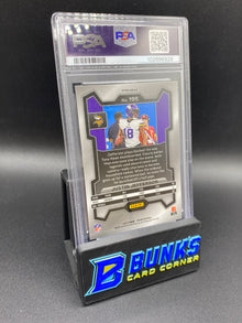 2023 Justin Jefferson Green Prizm PSA 10