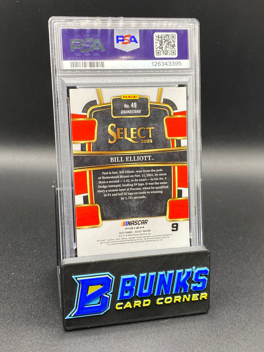 2024 Bill Elliott Gold Flash PSA 10 4/10 PSA 10